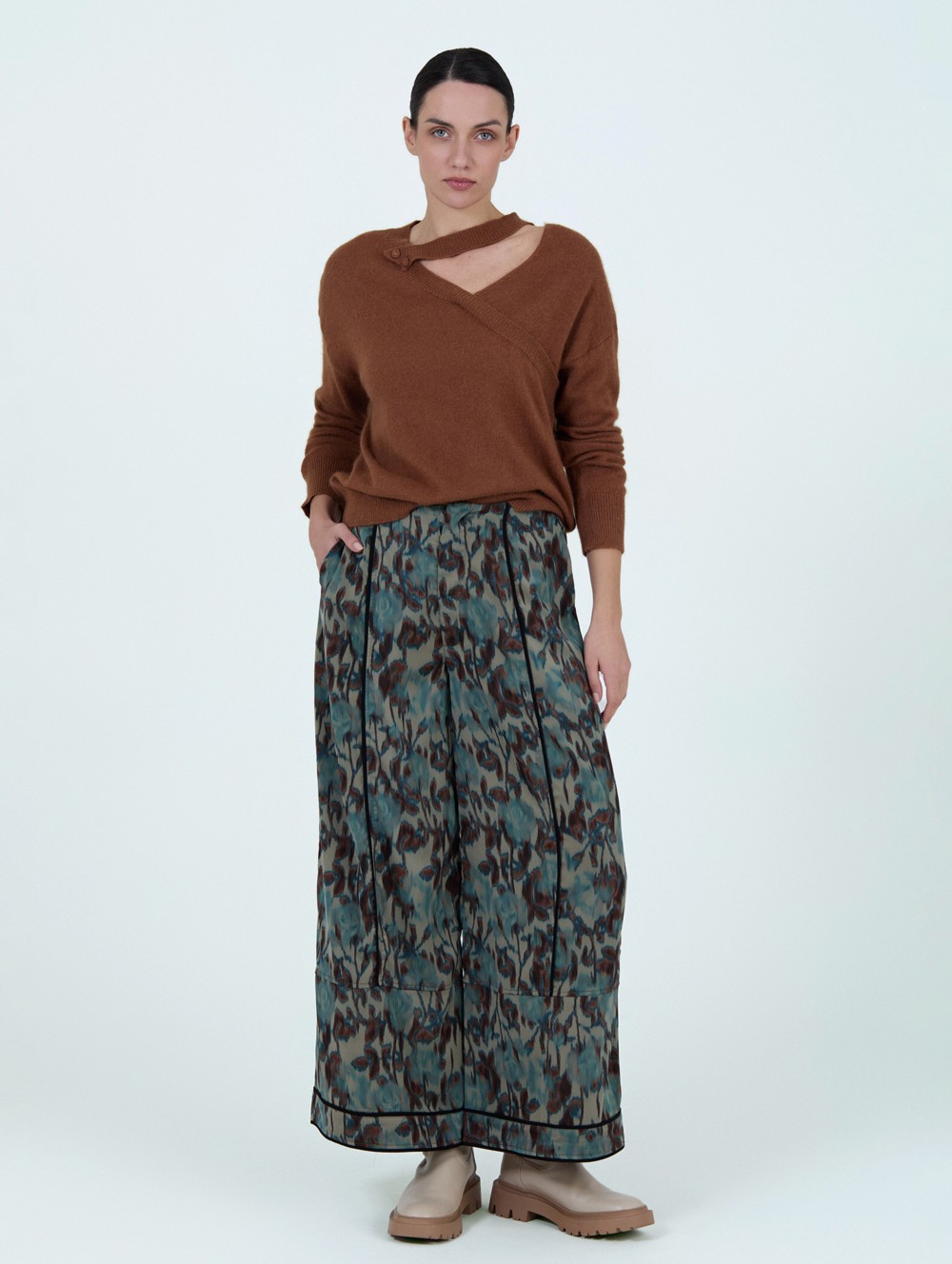 Pull en maille angora 5