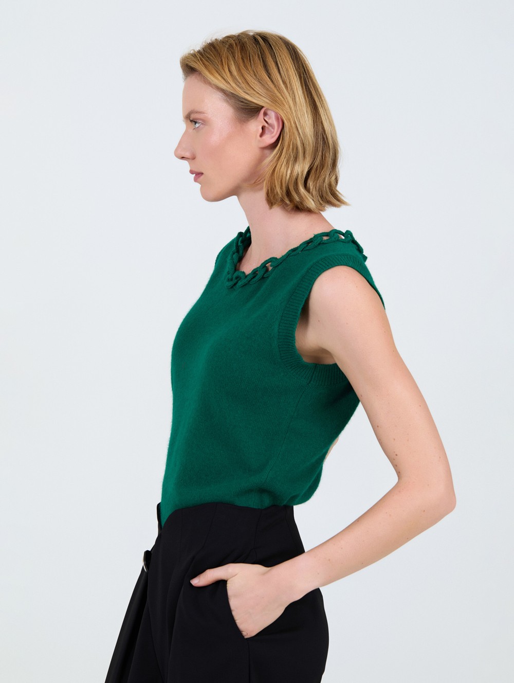 Top à chaînes en angora 3