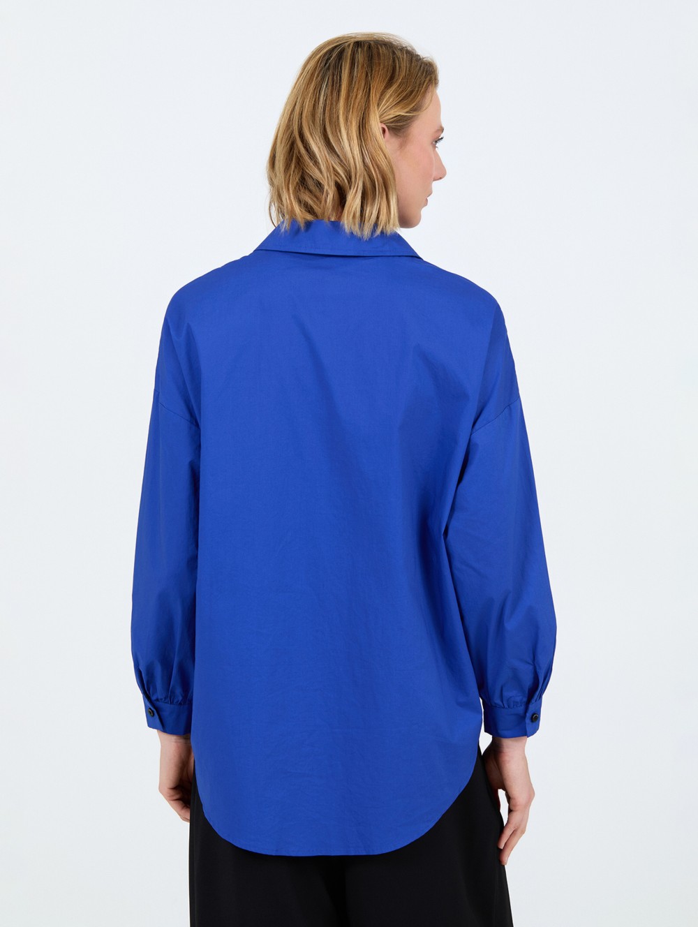 Wide popelin shirt 4