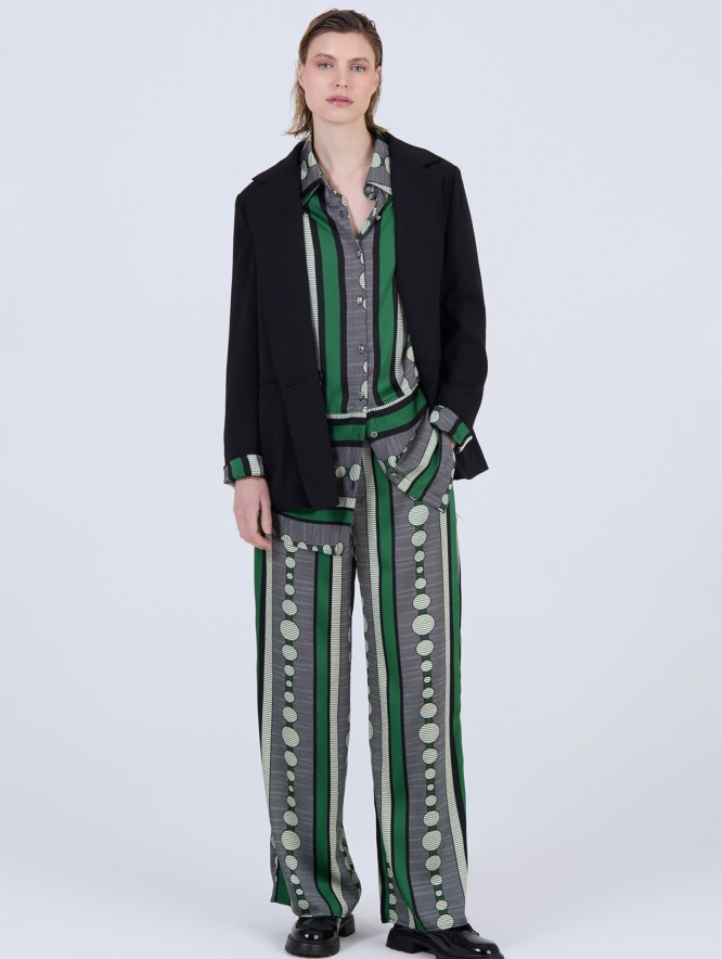 Pantalón estampado círculos