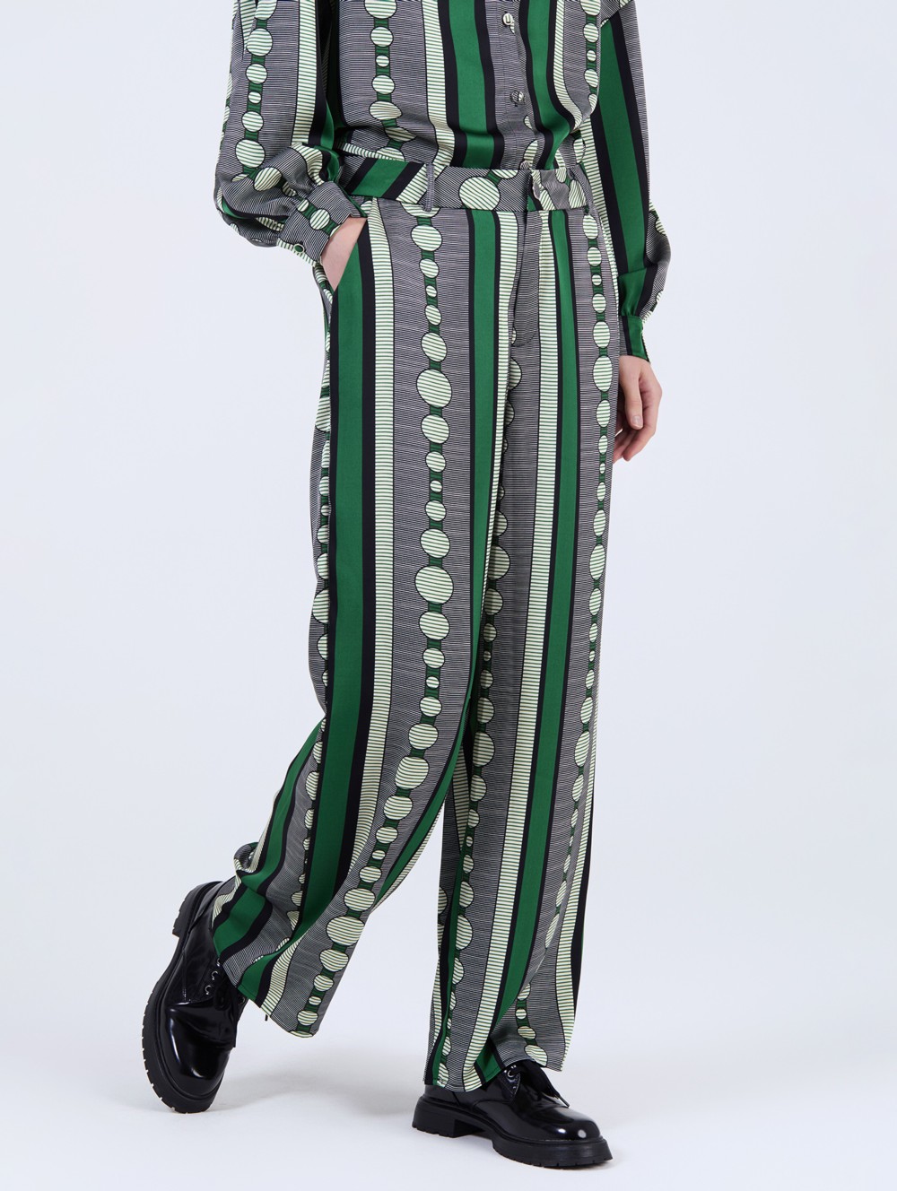 Pantalón estampado círculos 1