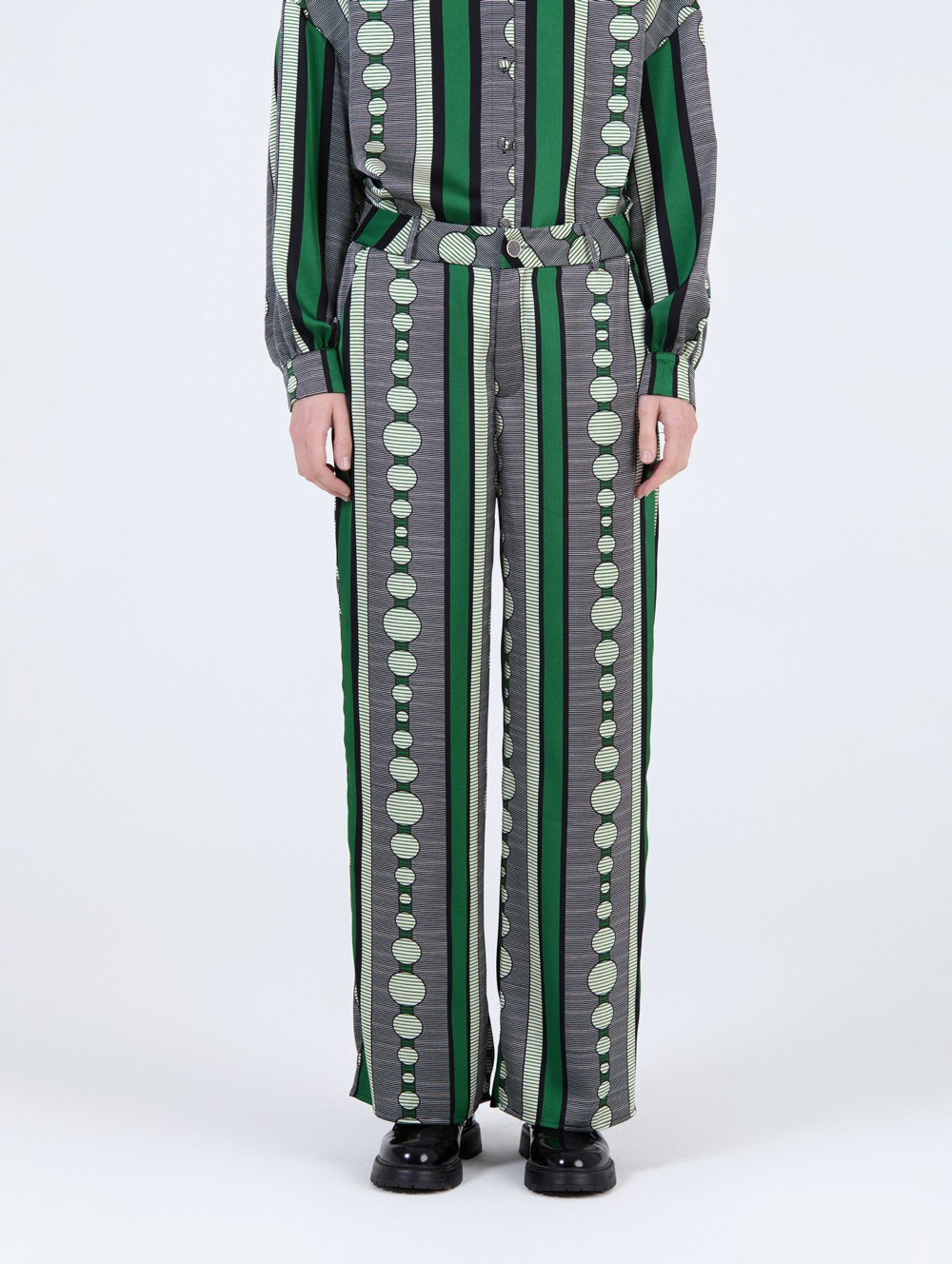 Pantalón estampado círculos 5