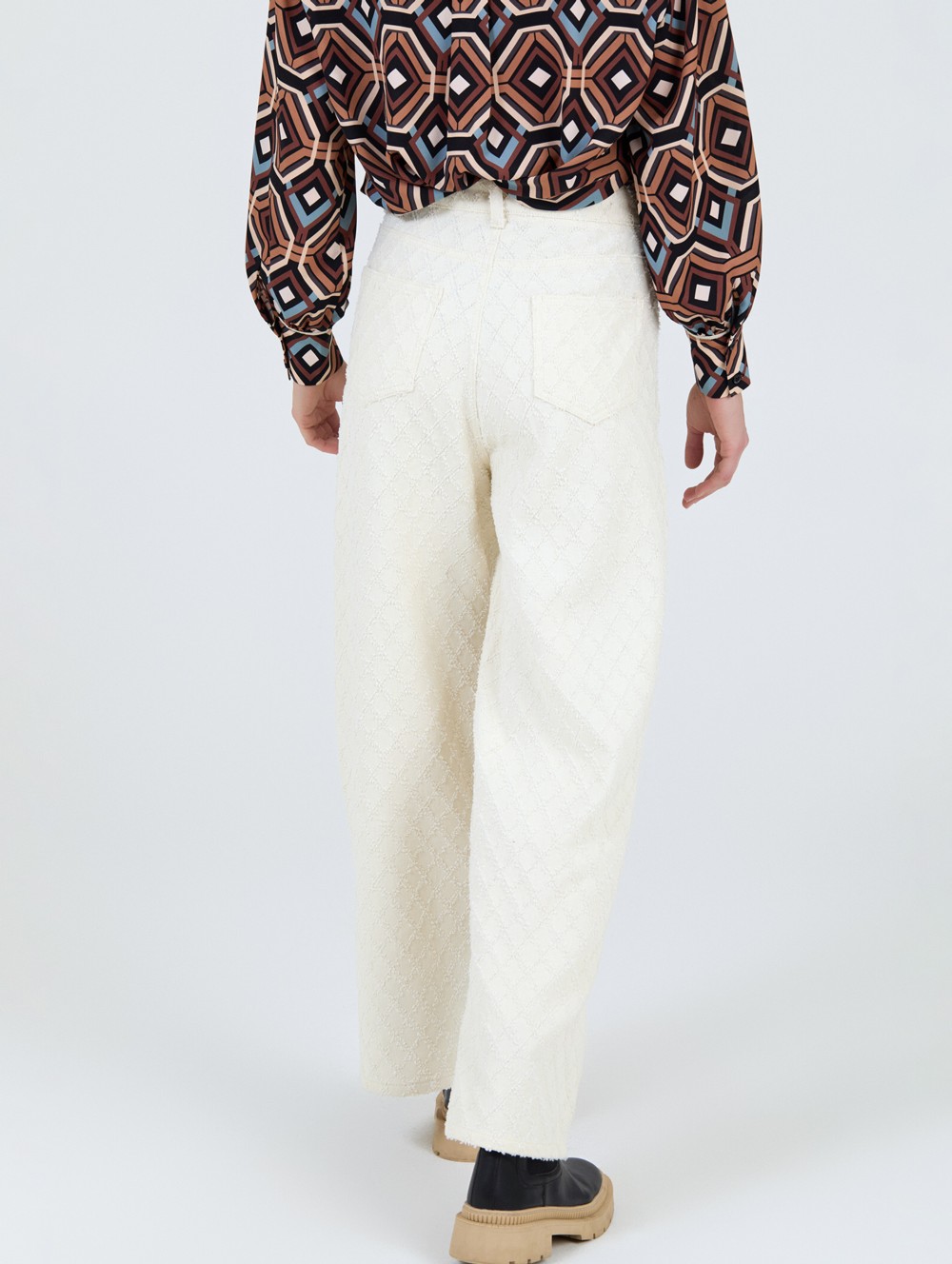 Pantalon en denim fil-coupé 3