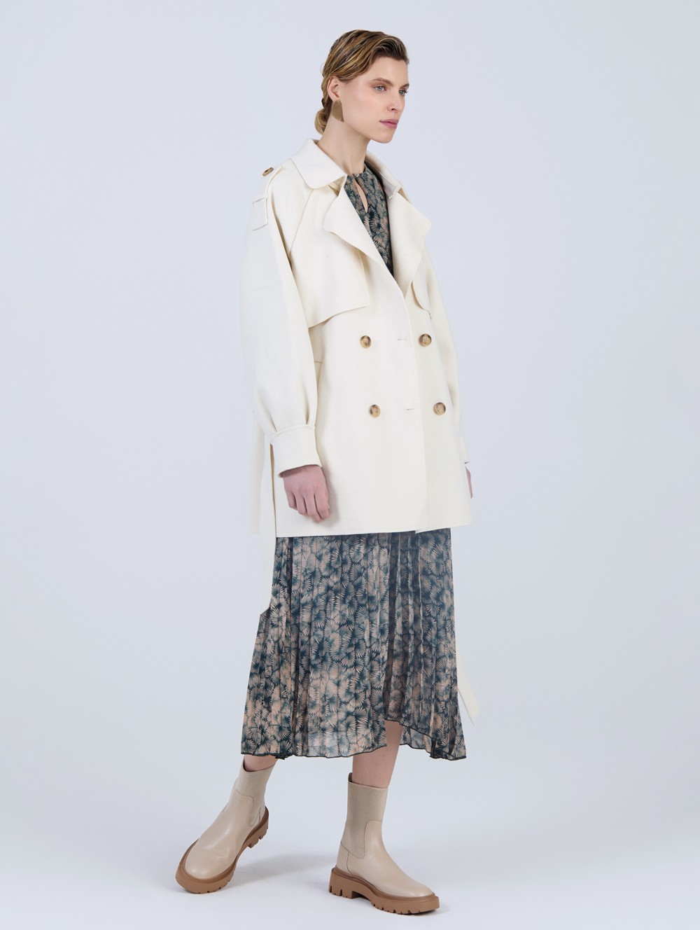 Vestido gasa estampado 3