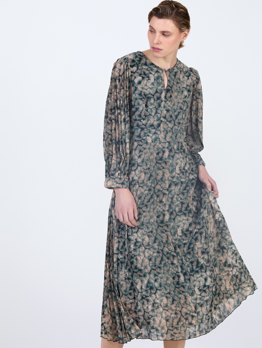 Vestido gasa estampado 6