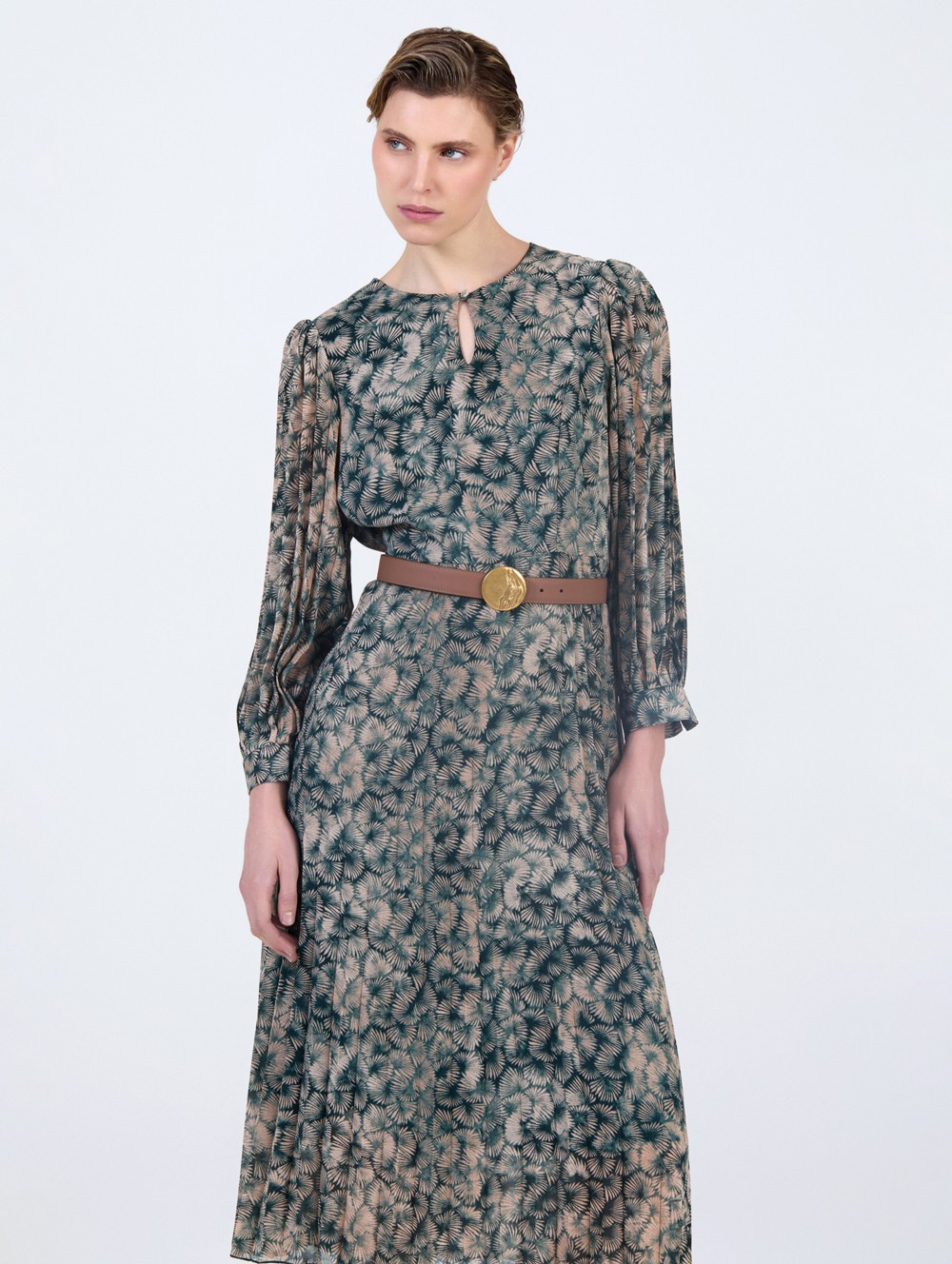 Vestido gasa estampado 2