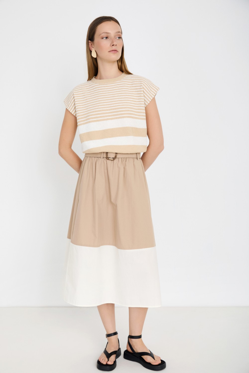 Bouclé Striped Top 5