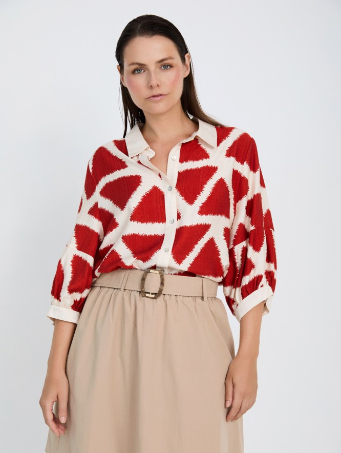 Geometric Print Shirt