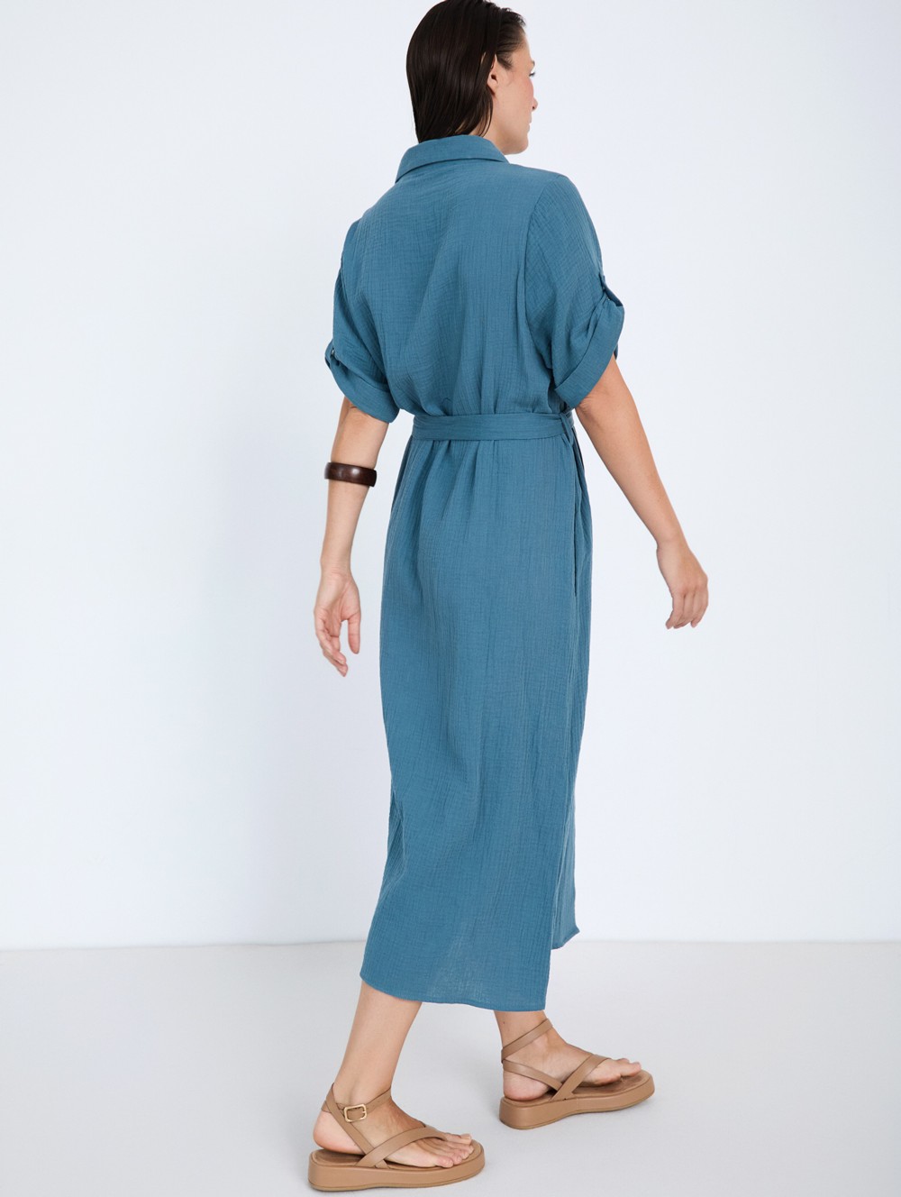 Cotton Crinkled Dress 2