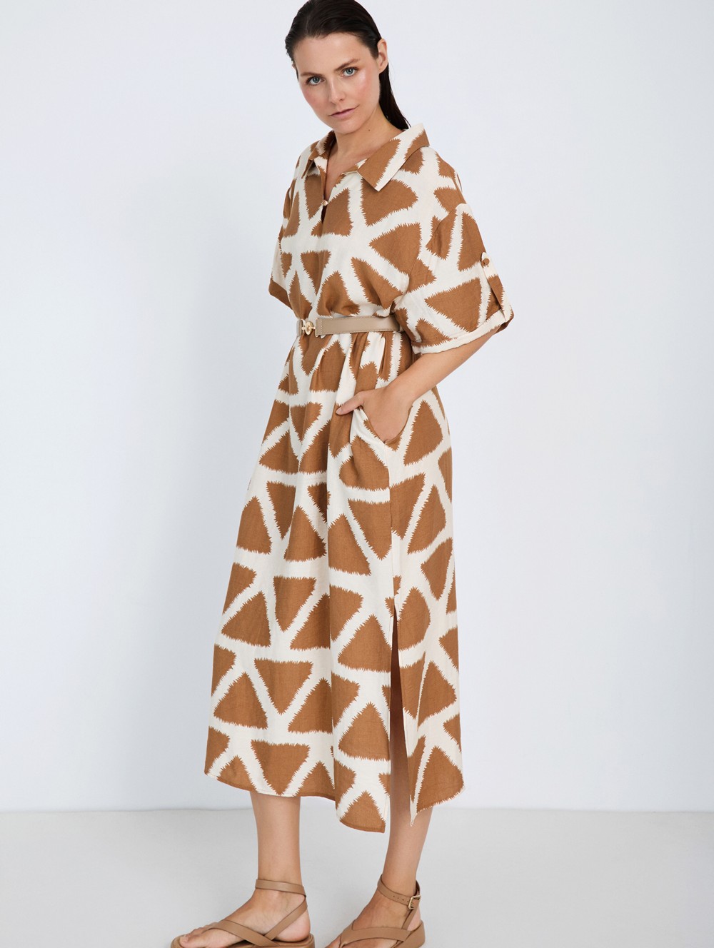 Geometric Print Dress 2