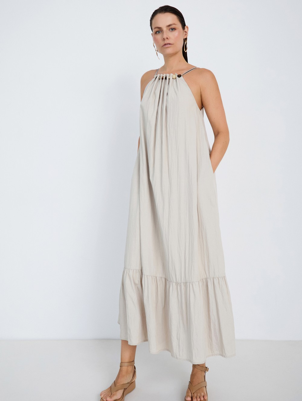 Flowing Dress with Beading 4