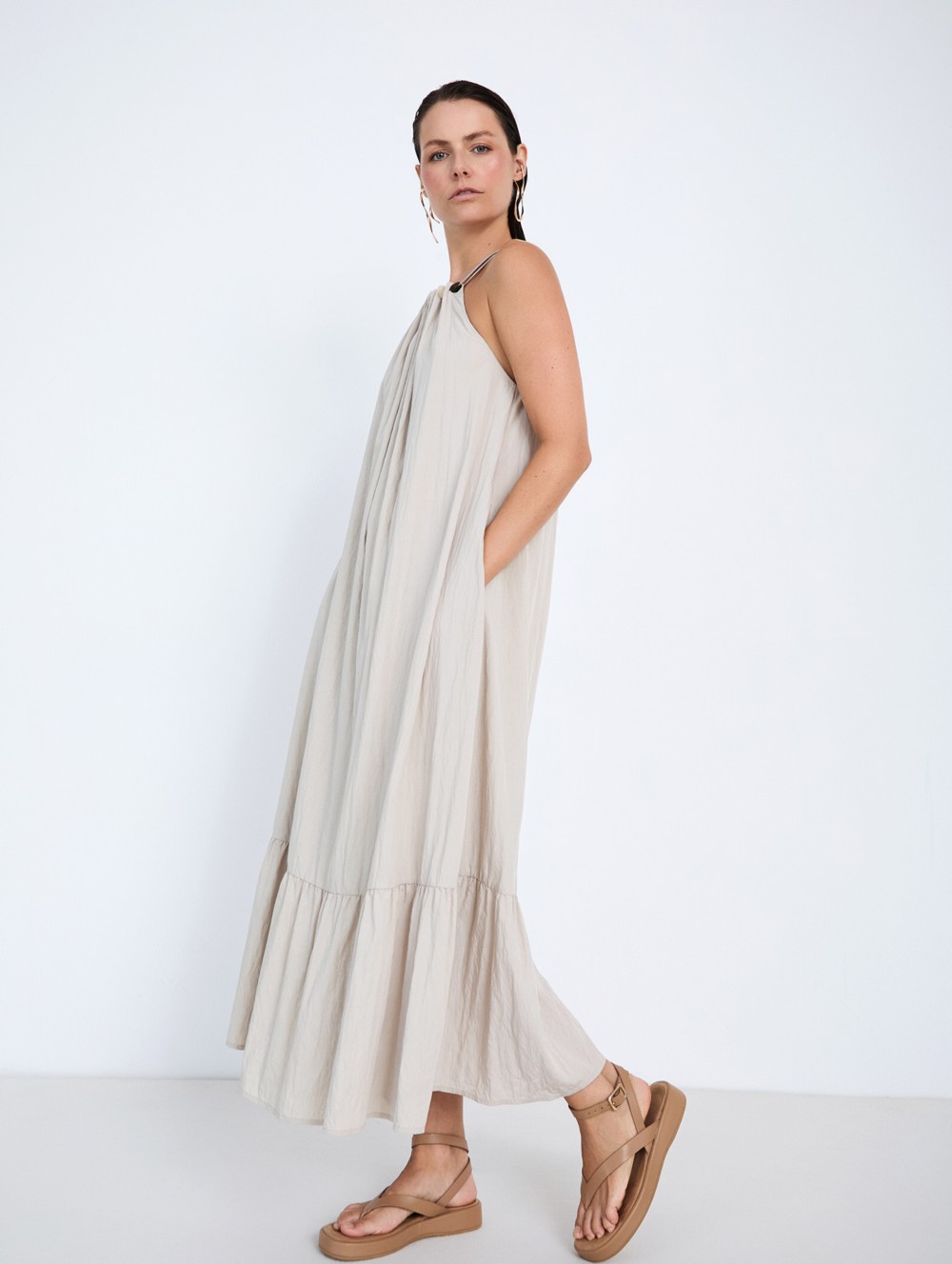 Flowing Dress with Beading 3