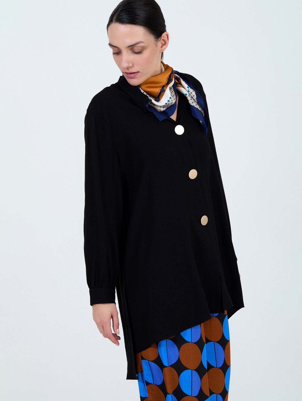 Foulard carré satiné