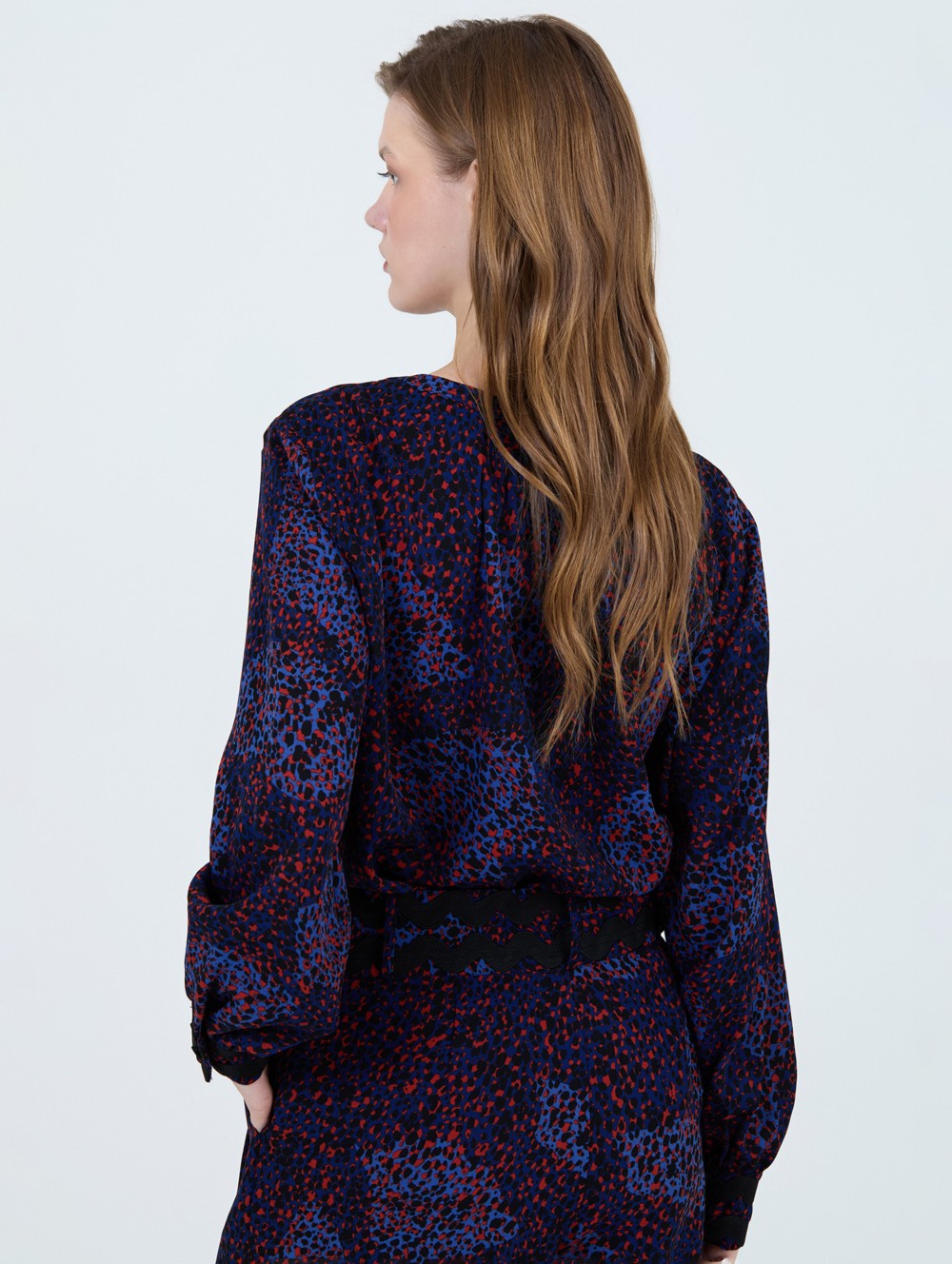 Animal print blouse 6