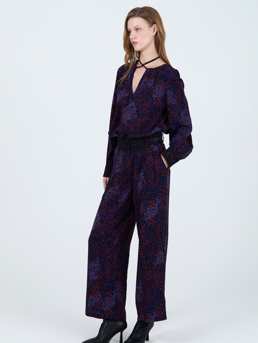 Animal print blouse 5