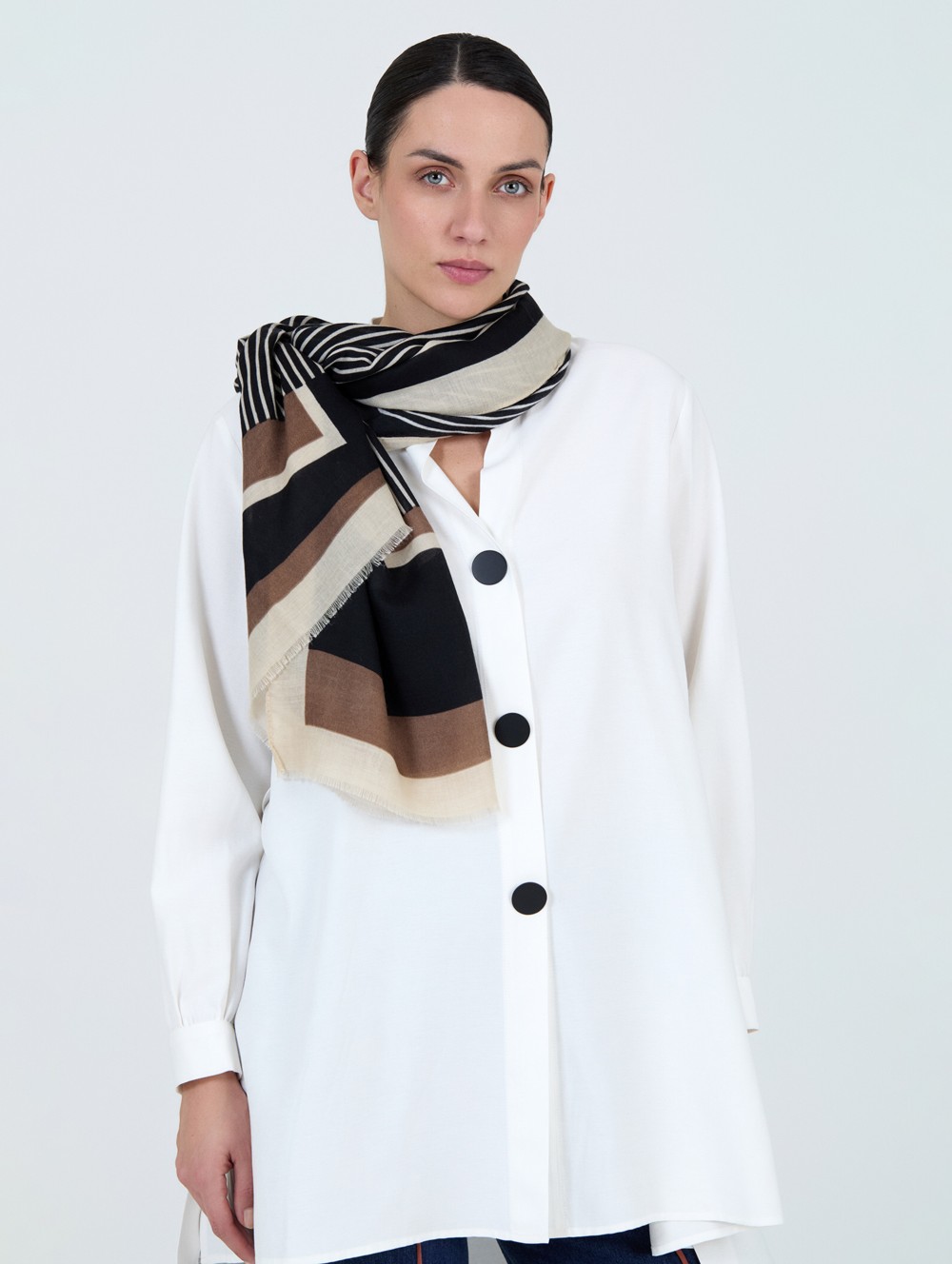 Chemise longue à bouton 2