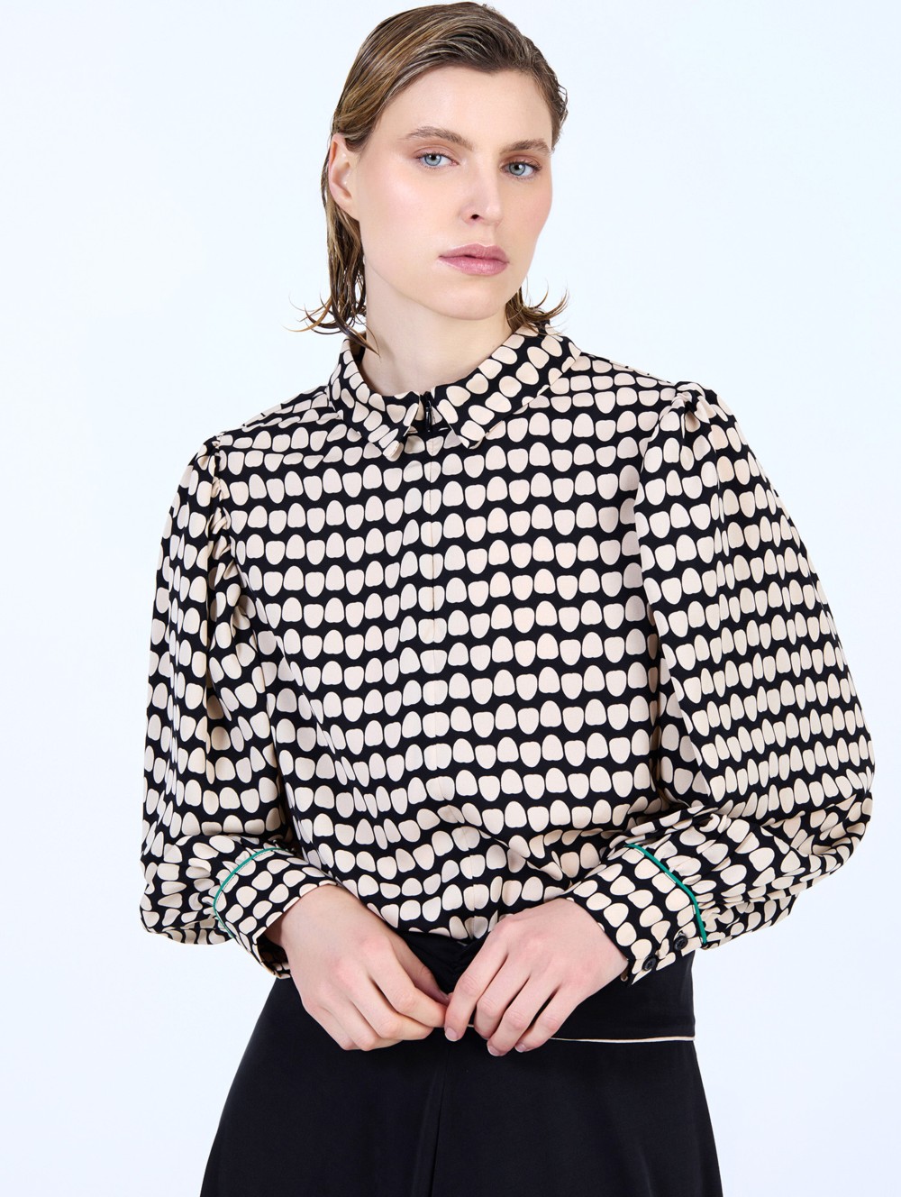 Blouse imprimé pois 1