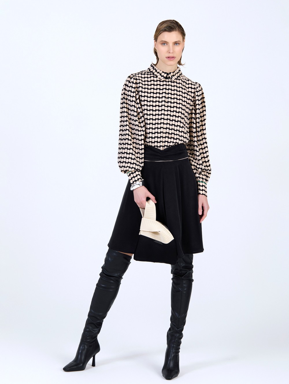 Blouse imprimé pois 2