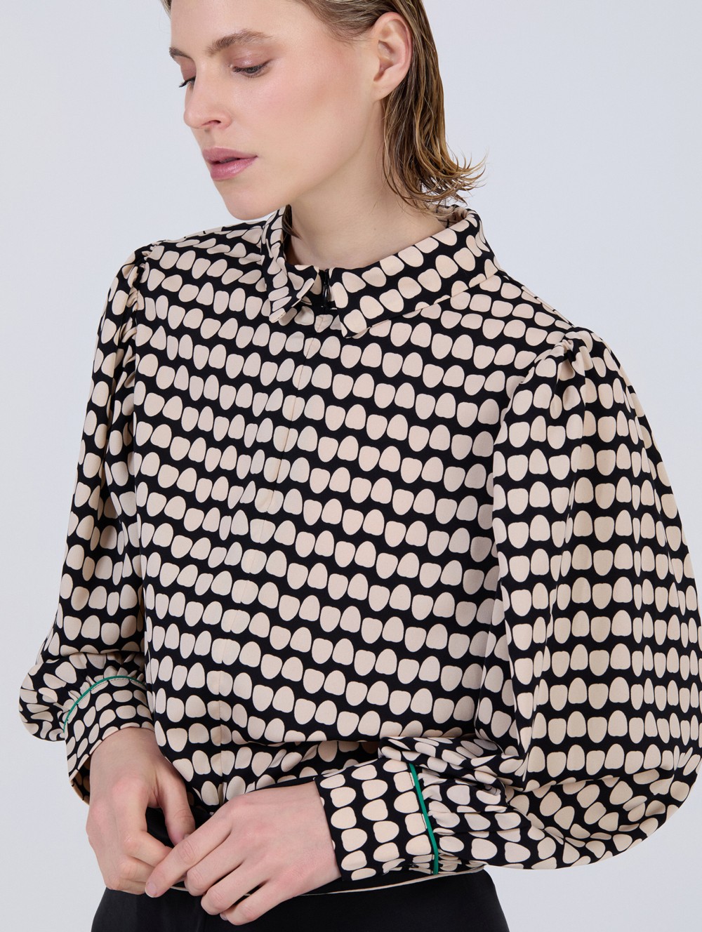 Blouse imprimé pois 7