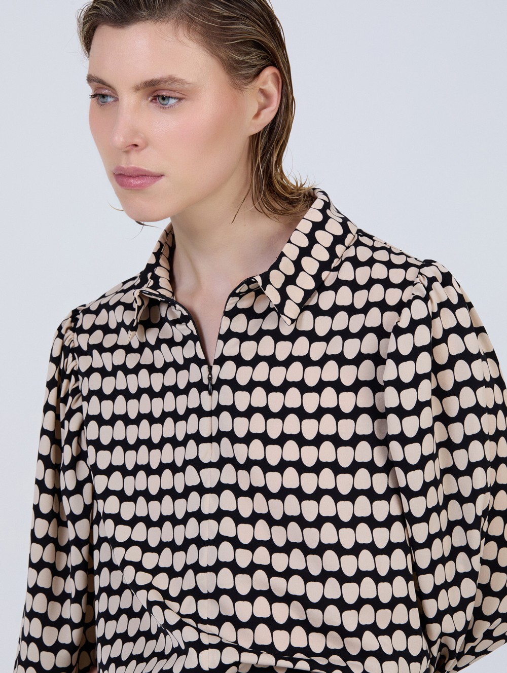 Blouse imprimé pois 3