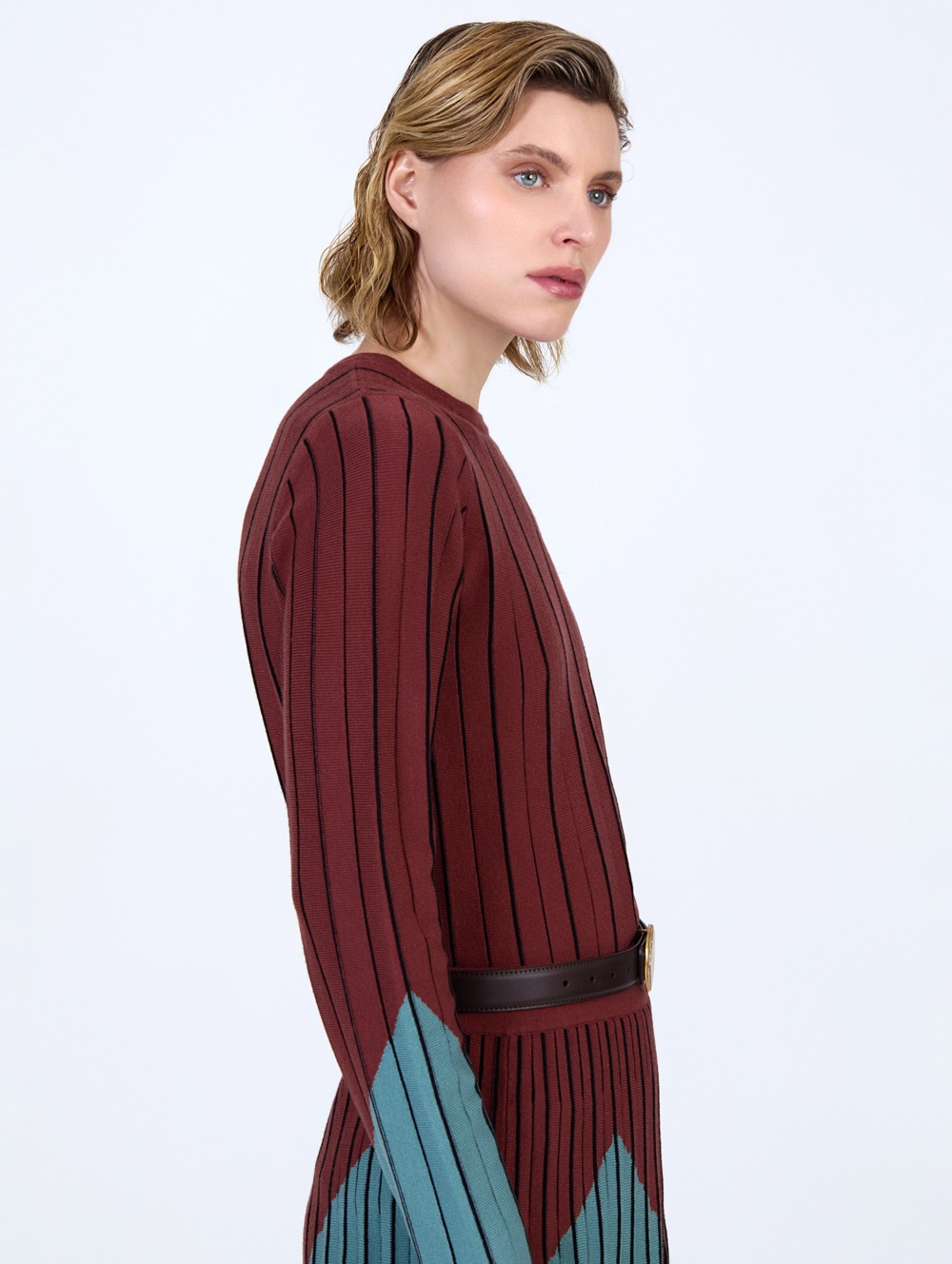 Pull intarsia bicolore 5