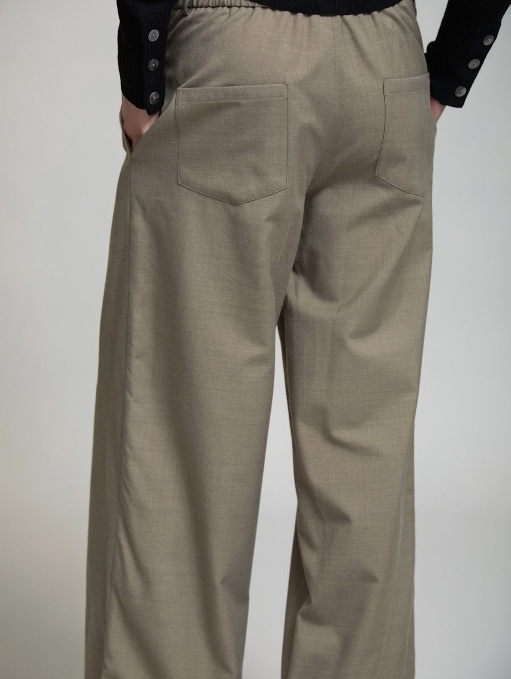 Waist Buckle Trousers
