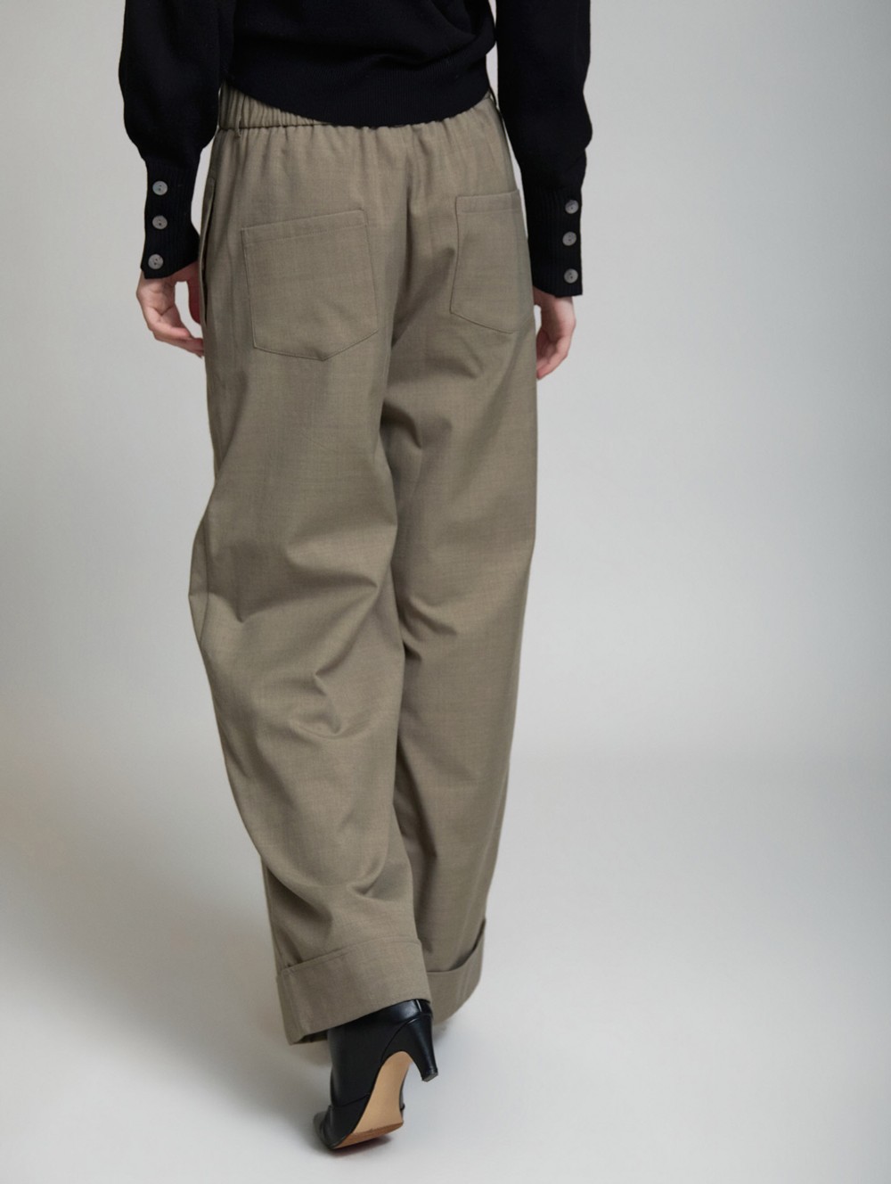Waist Buckle Trousers