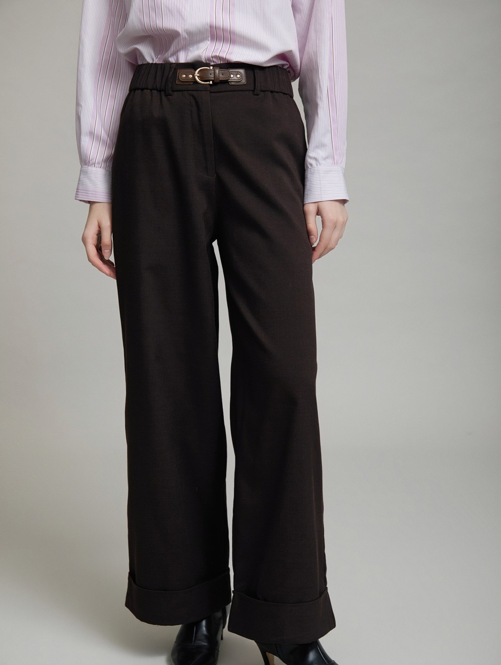 Waist Buckle Trousers
