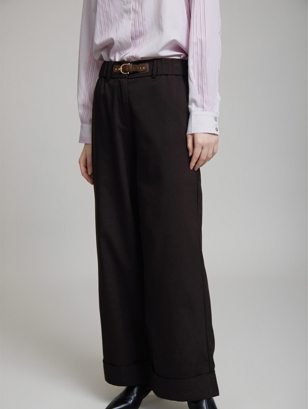 Waist Buckle Trousers