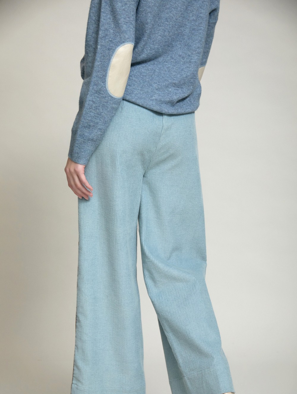 Corduroy contrast trousers