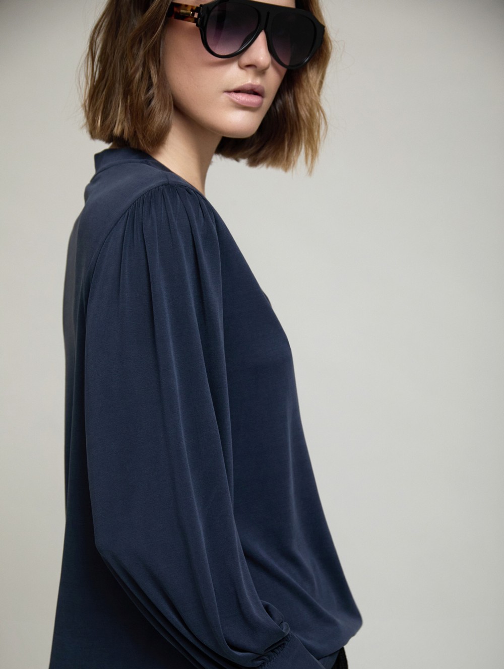 V-Neck modal T-Shirt