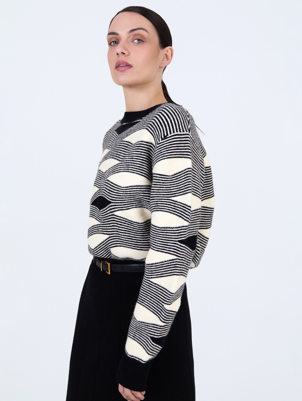 Jersey intarsia ondas 5