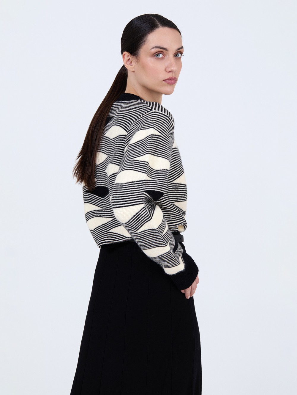 Jersey intarsia ondas 1