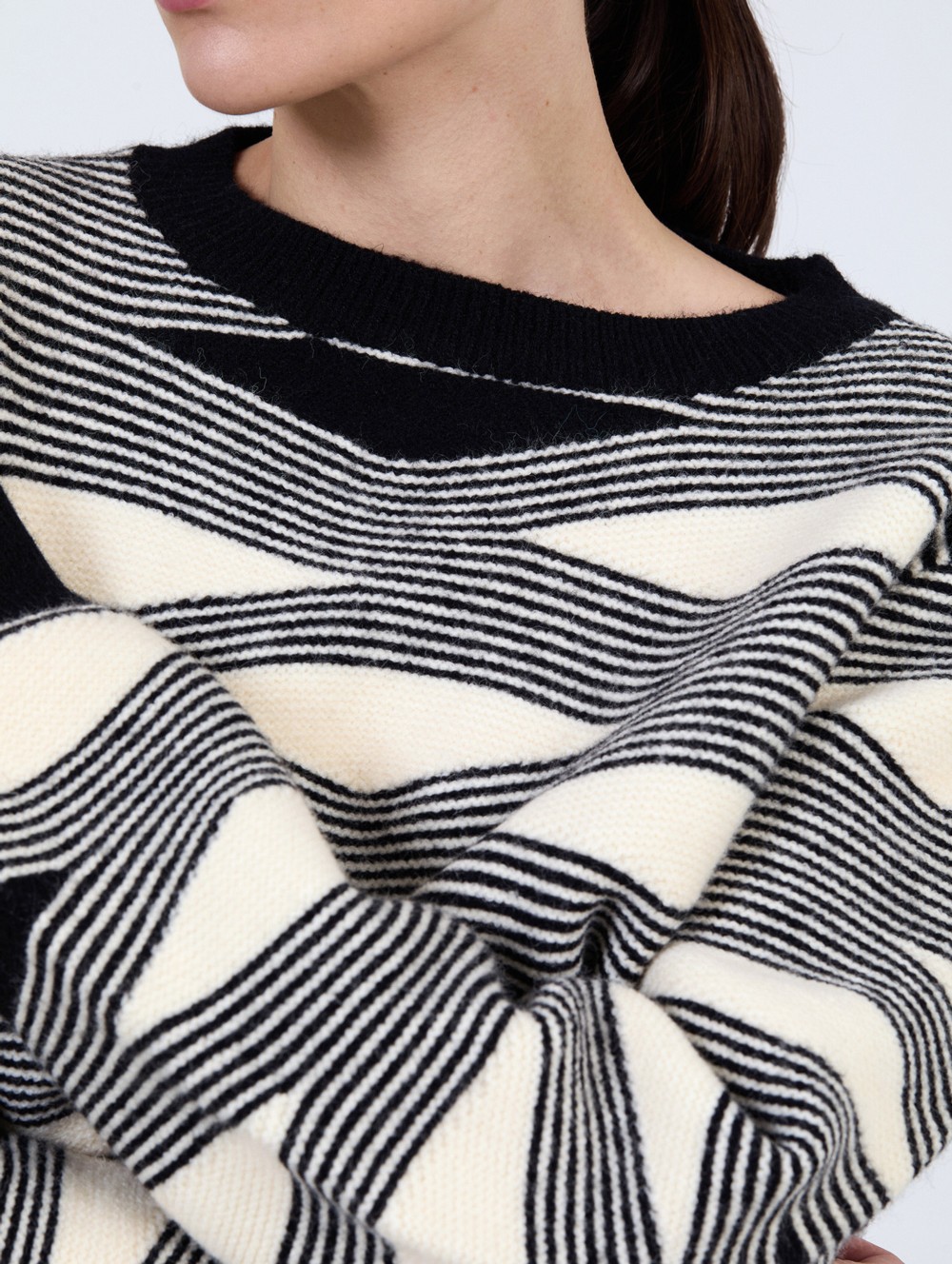 Jersey intarsia ondas 4