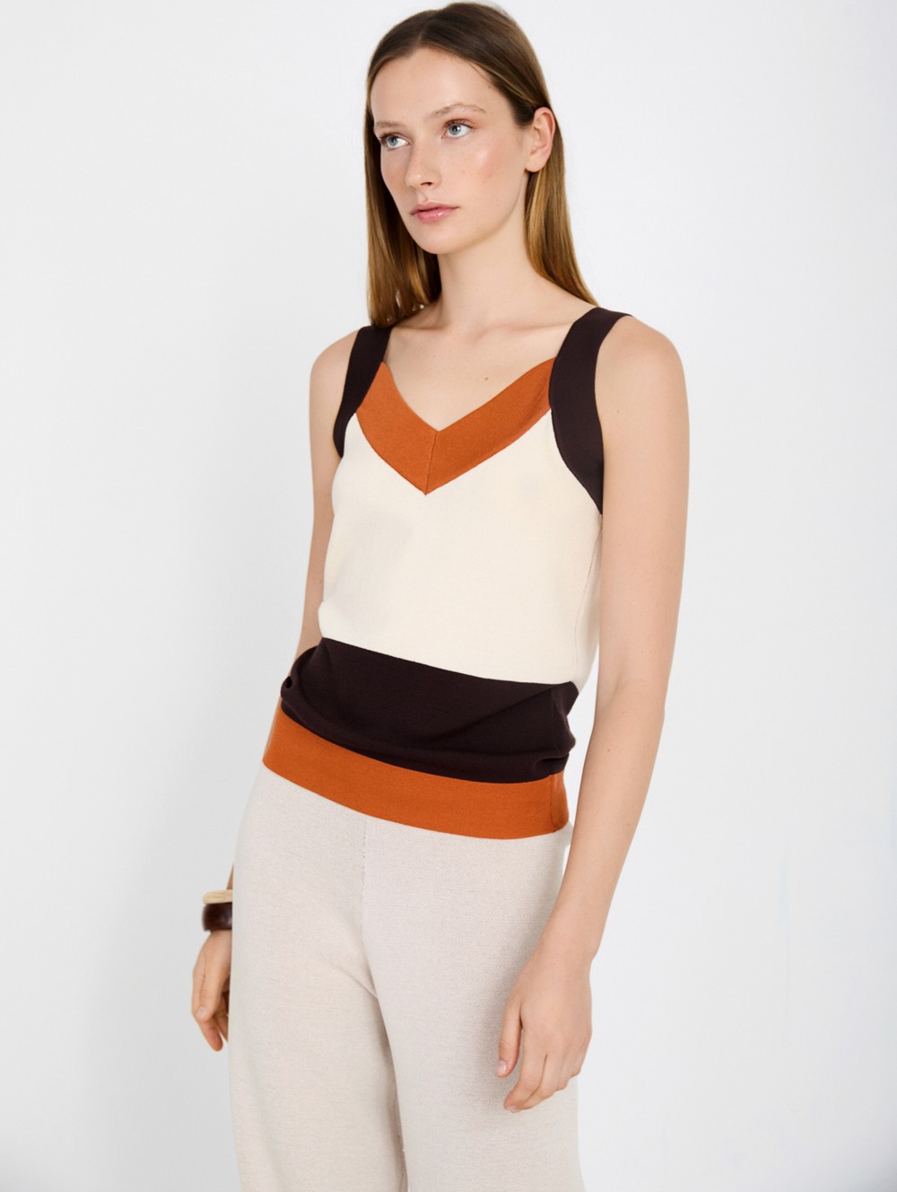 Intarsia knit top 2