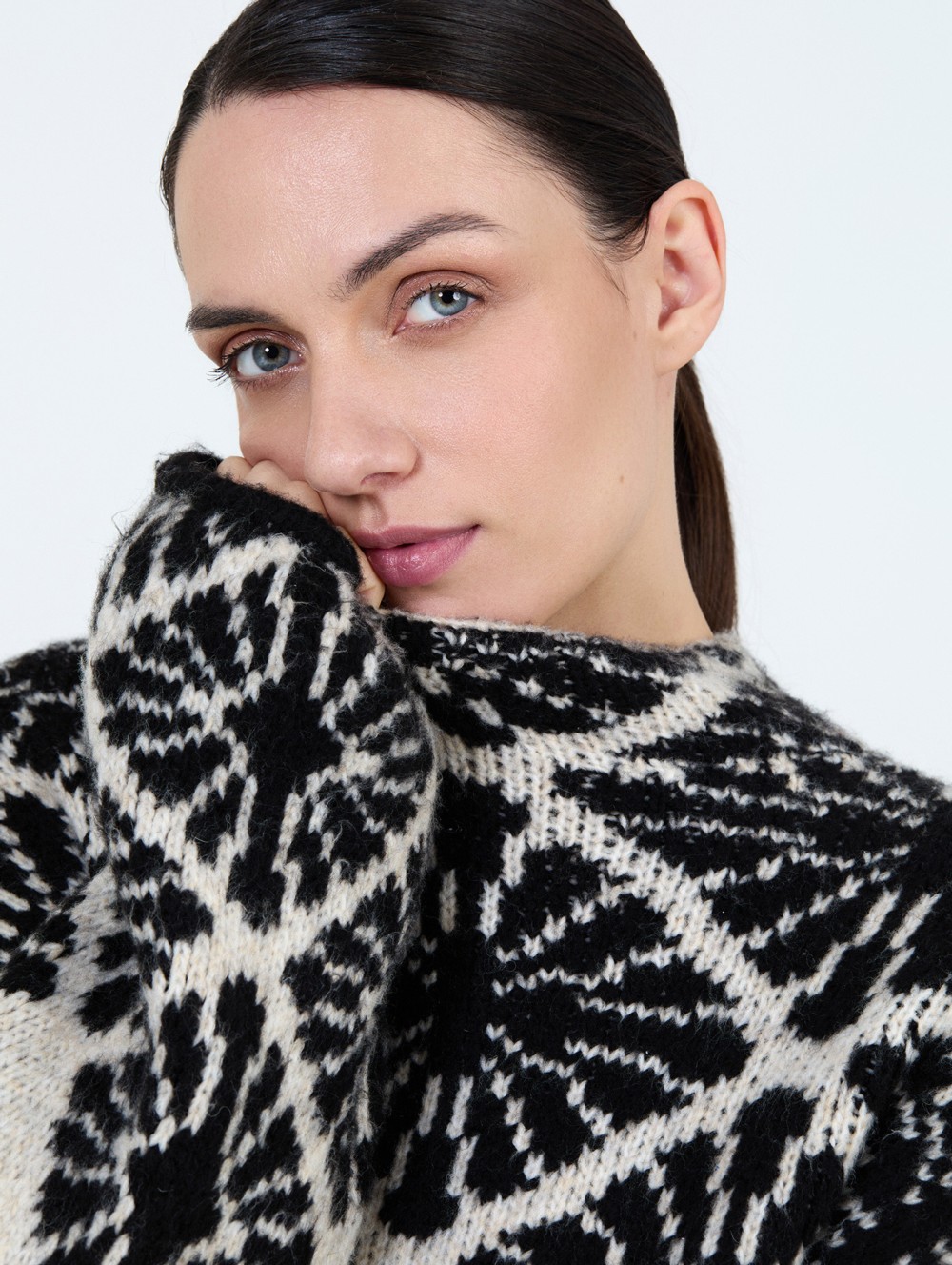 Pull en maille jacquard 5