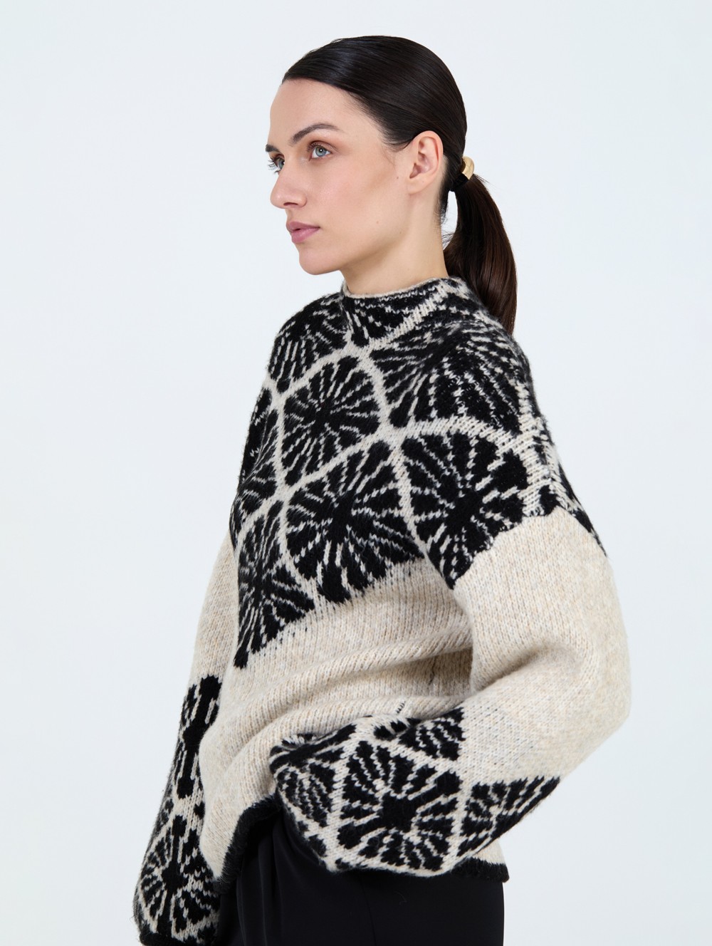 Pull en maille jacquard 3