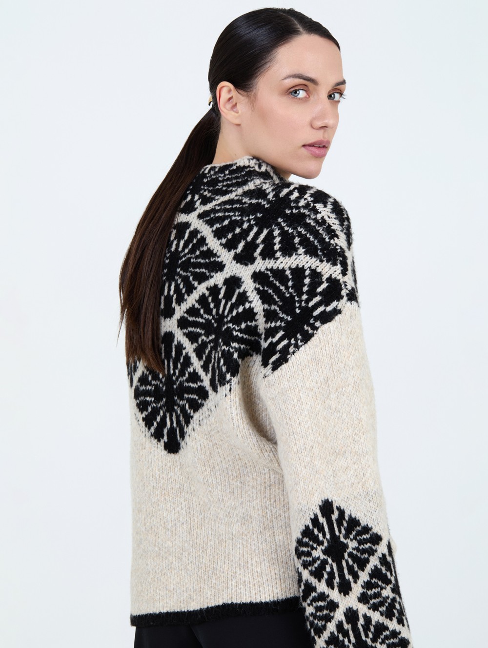 Pull en maille jacquard 4