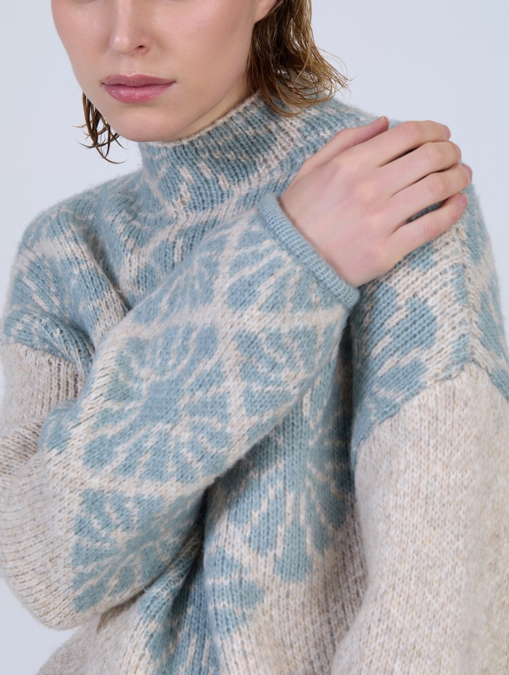 Pull en maille jacquard 5