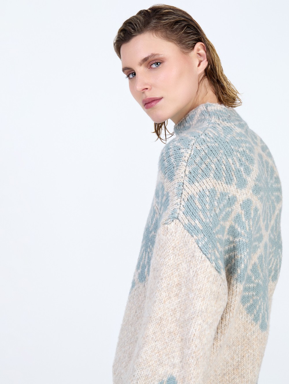 Pull en maille jacquard 3