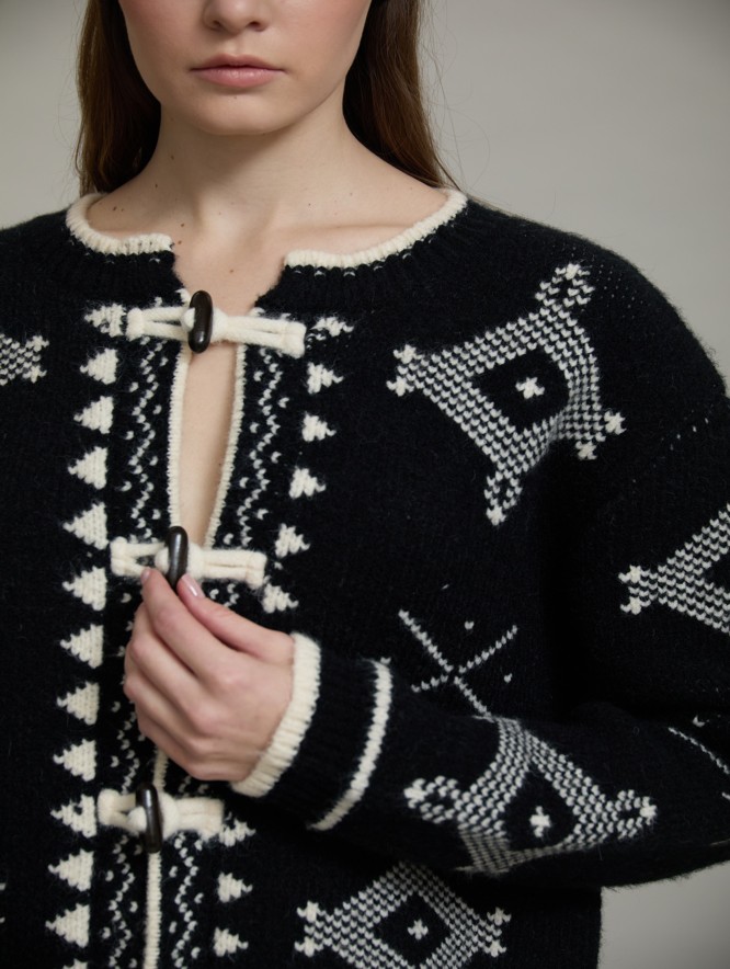 Nordic-inspired cardigan