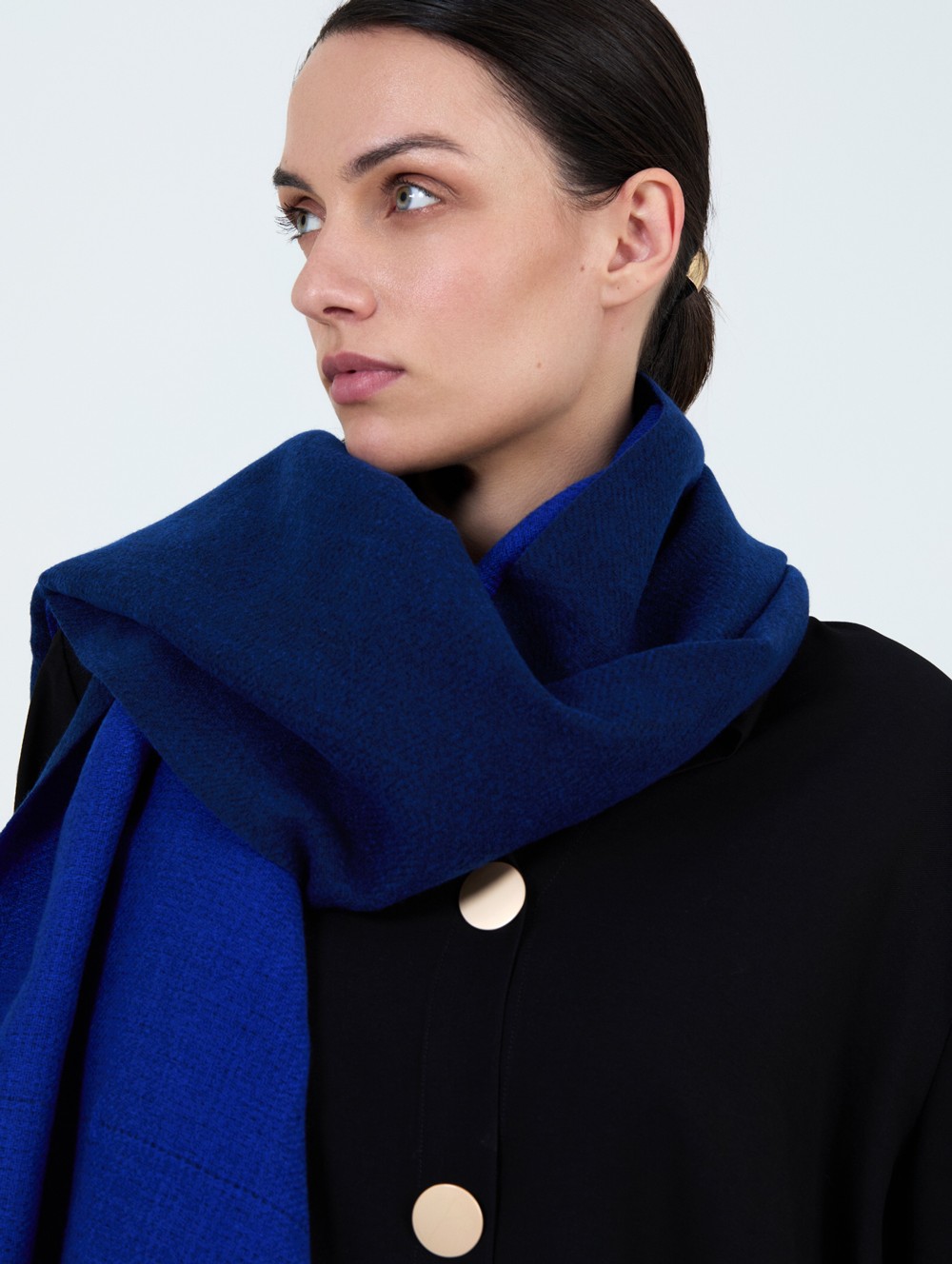 Écharpe double face