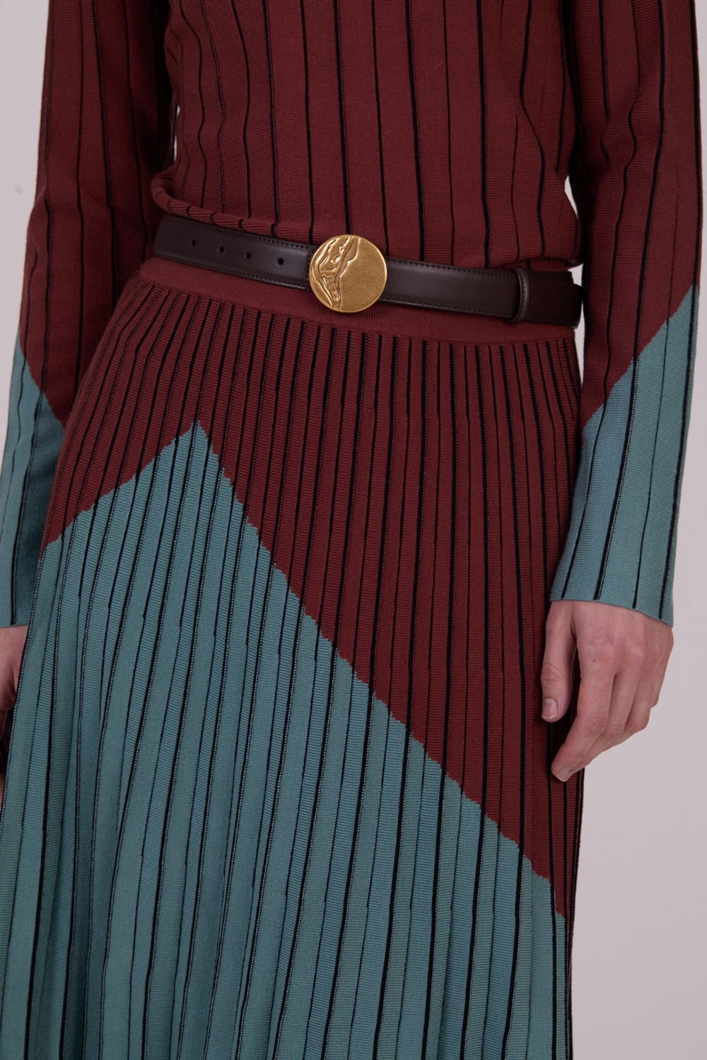 Cinturón hebilla dorada 2