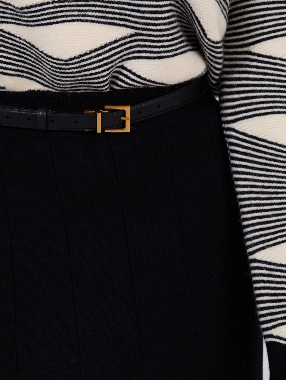 Ceinture en cuir réversible