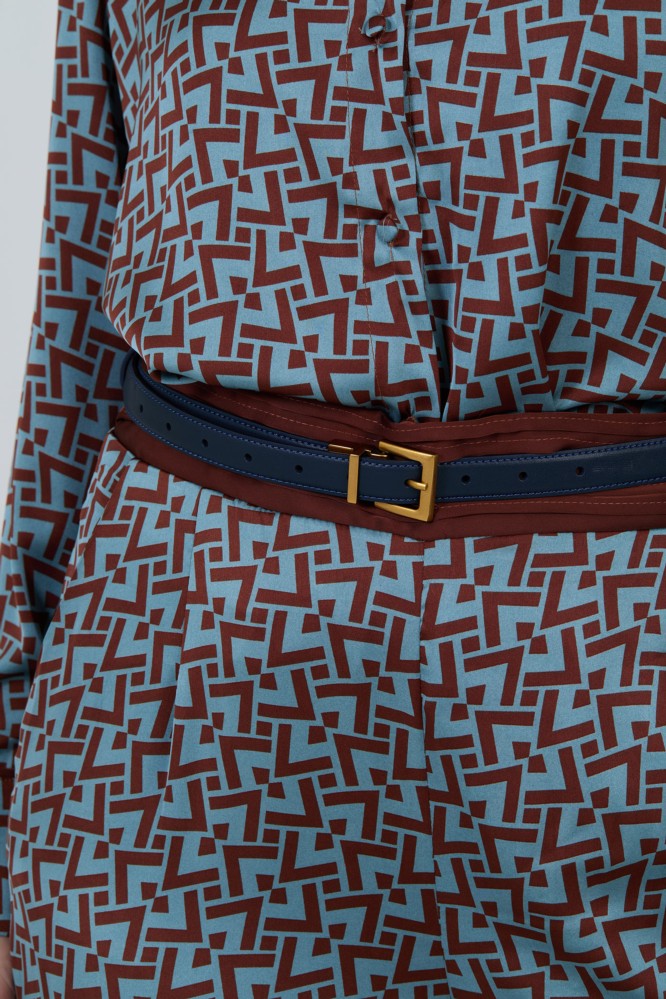 Cinturón cuero reversible