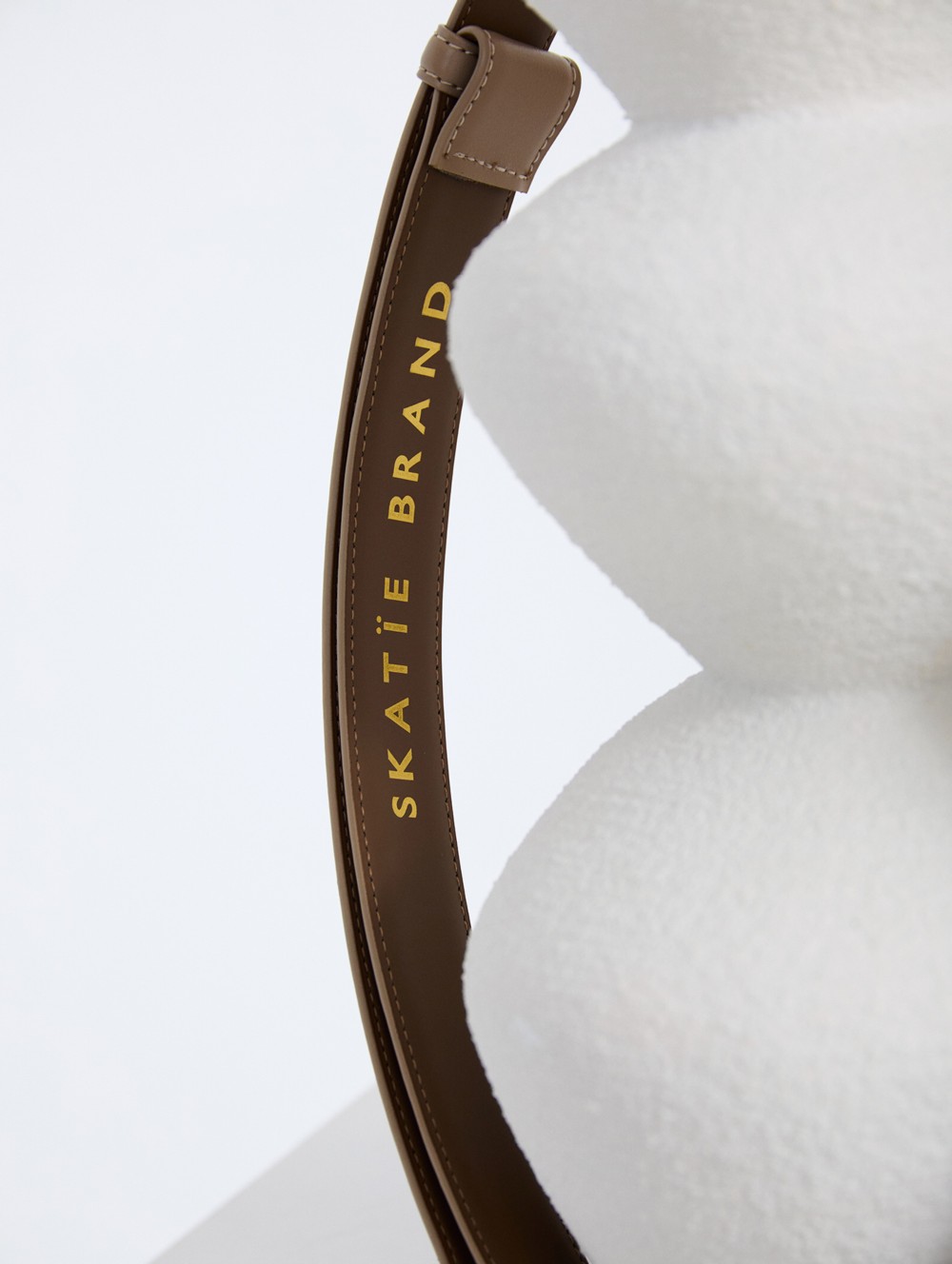 Adjustable leather belt