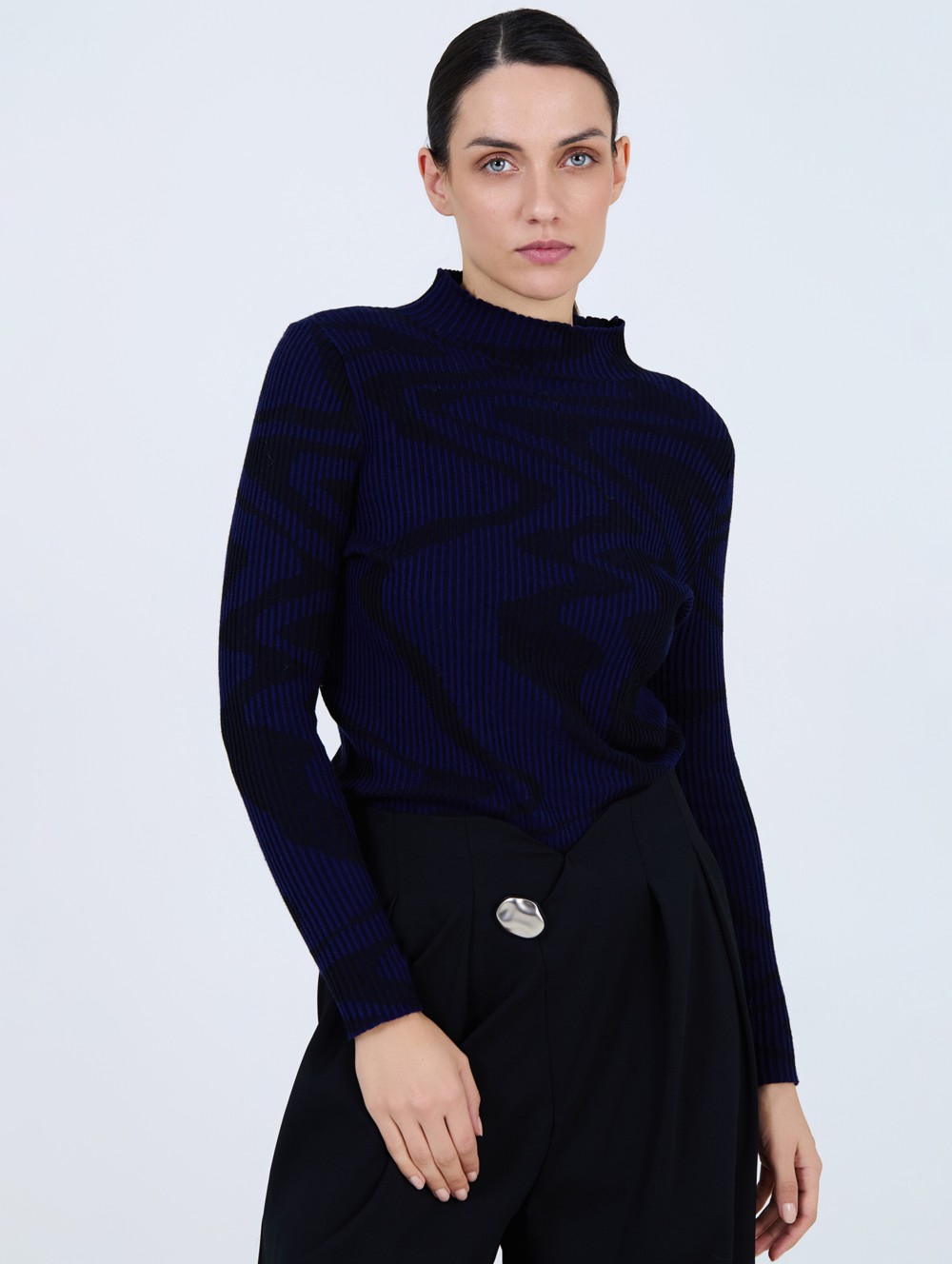 Pull à vagues vanisées 1