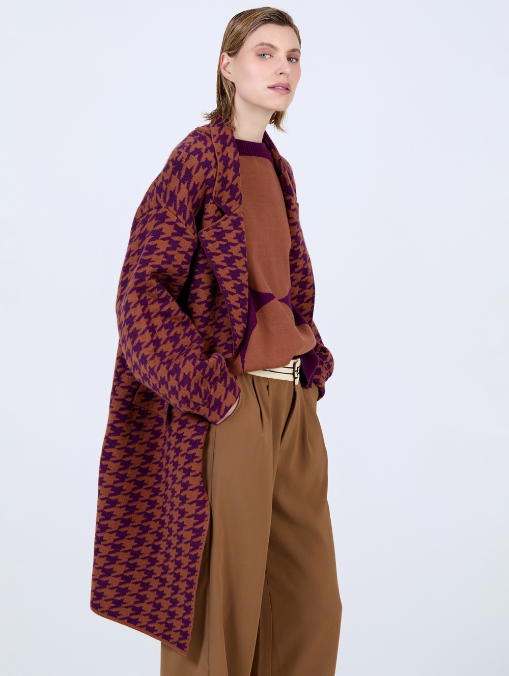 Pull jacquard à cercles 5