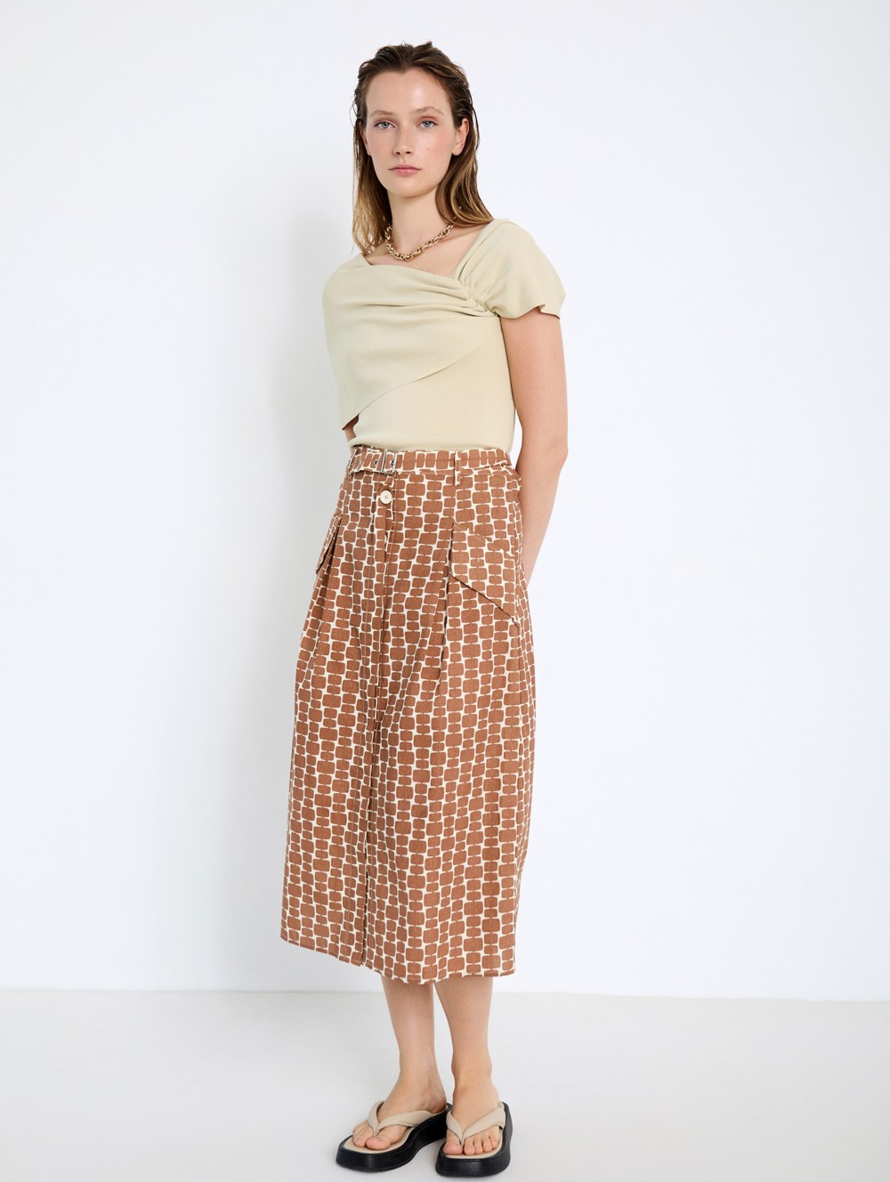 Asymmetric Knit Top 1