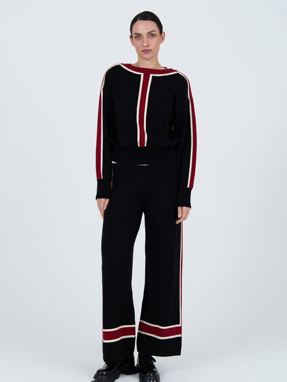 Pantalón punto rayas 5